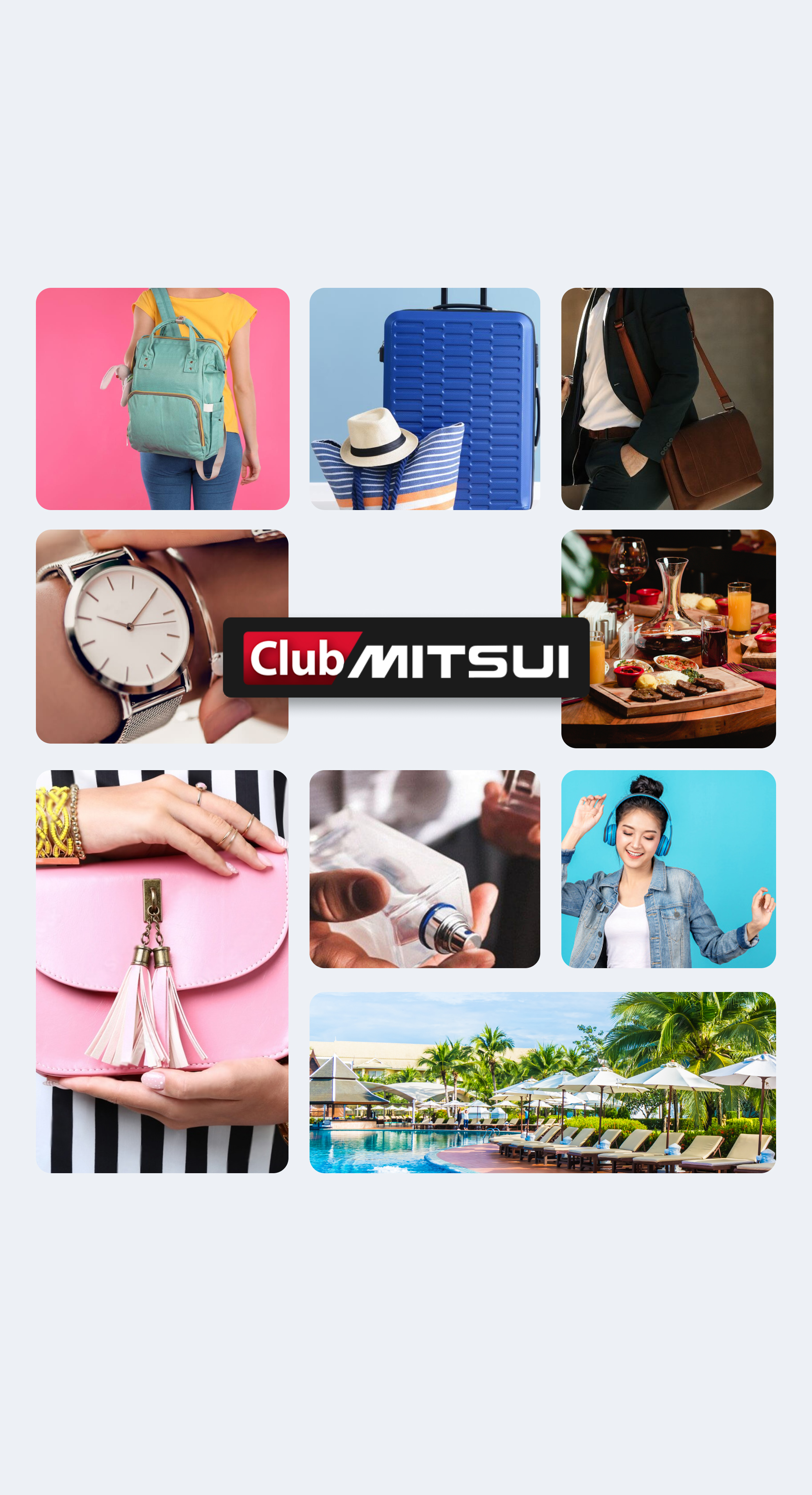 Club Mitsui, se de esta gran familia, redime puntos, canjea en Accesorios para ti, tu carro y familia. Imagen para Desktop