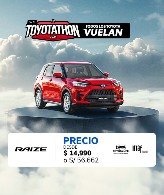 Promocion Inicio Toyota Octubre 2024 - Raize