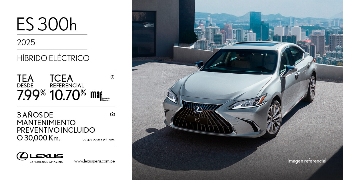 Promoción Lexus Noviembre 2024 - ES 300h