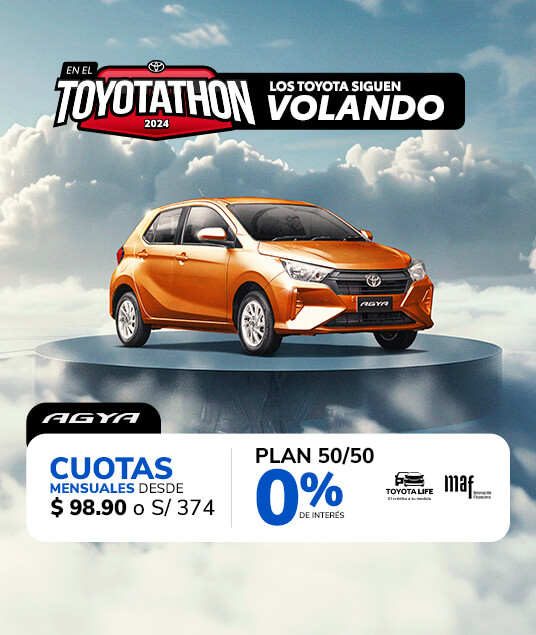 Promocion Toyota Noviembre 2024 - AGYA