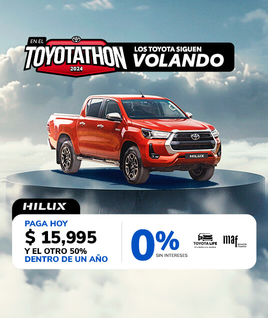 Promocion Toyota Noviembre 2024 - Hilux