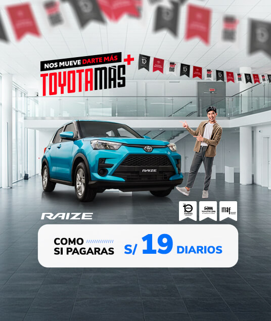 Promocion Inicio Toyota Junio 2025 - Raize