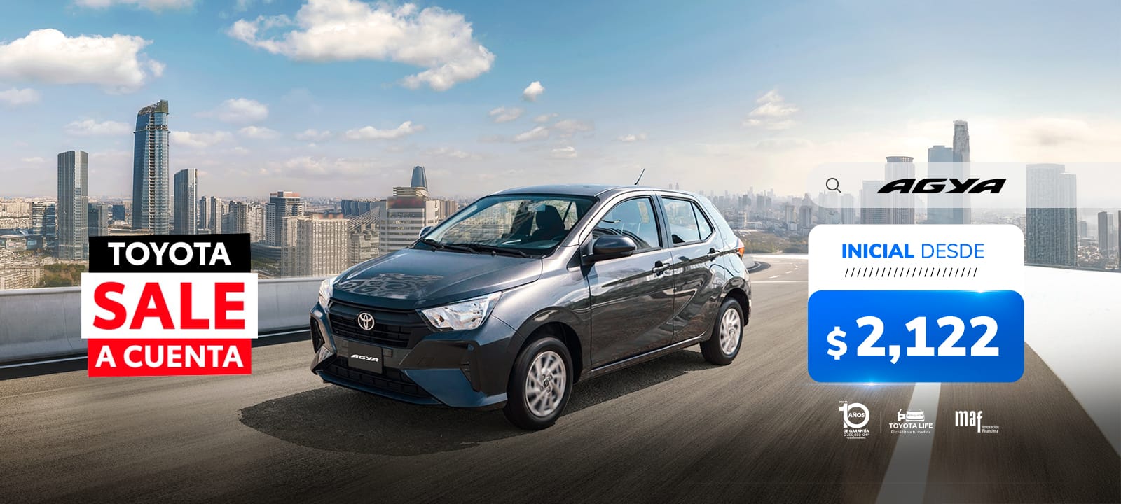 Promocion Toyota Agosto 2025 - Agya
