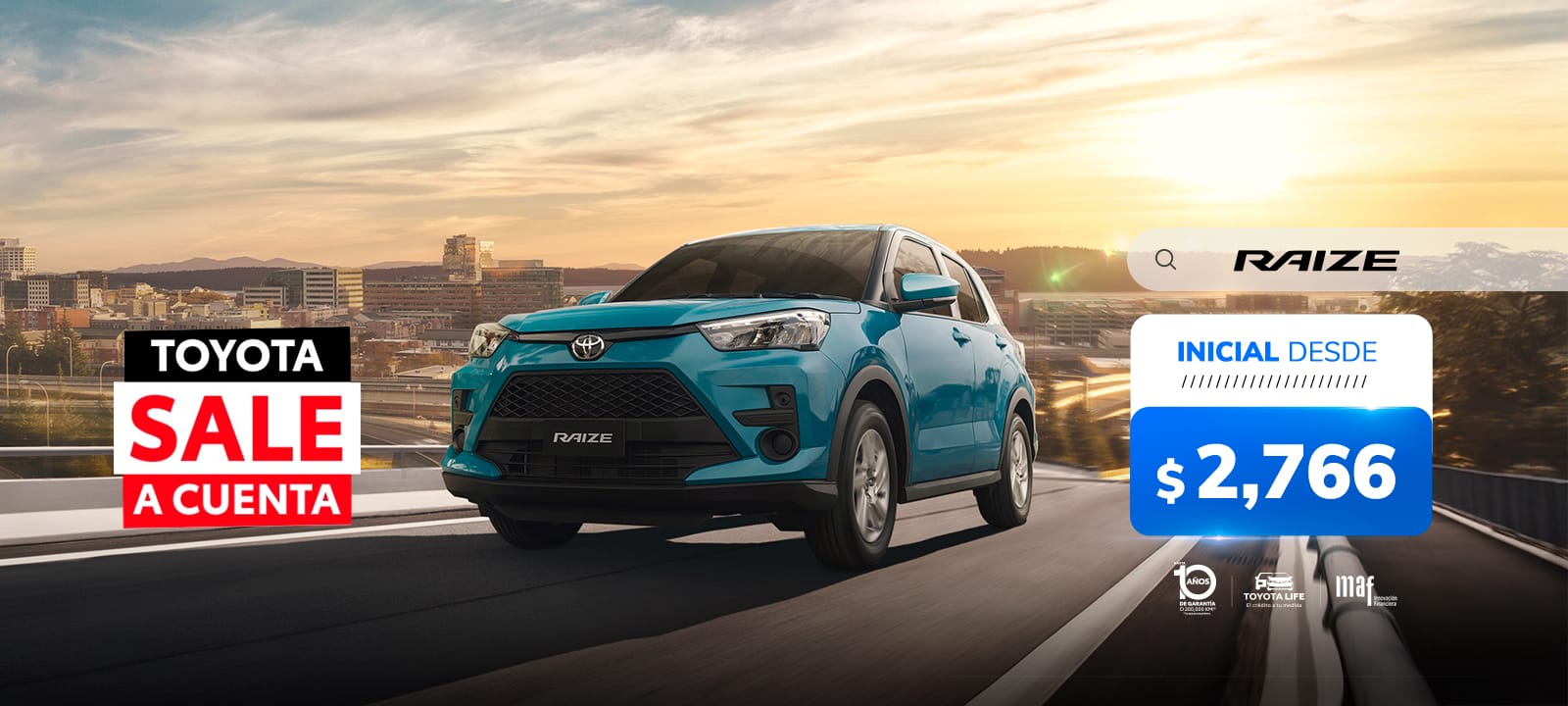 Promocion Toyota Agosto 2025 - Raize