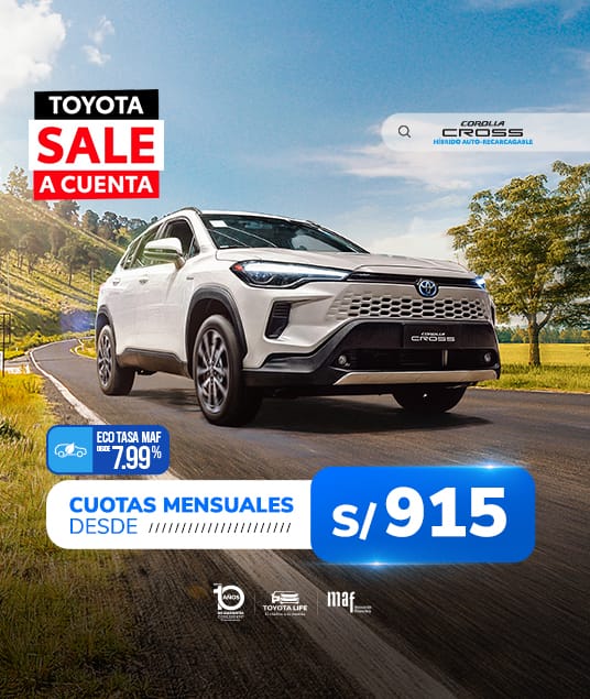 Promocion Toyota Agosto 2025 - Corolla Cross
