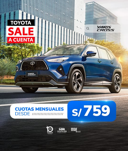 Promocion Toyota Agosto 2025 - Yaris Cross