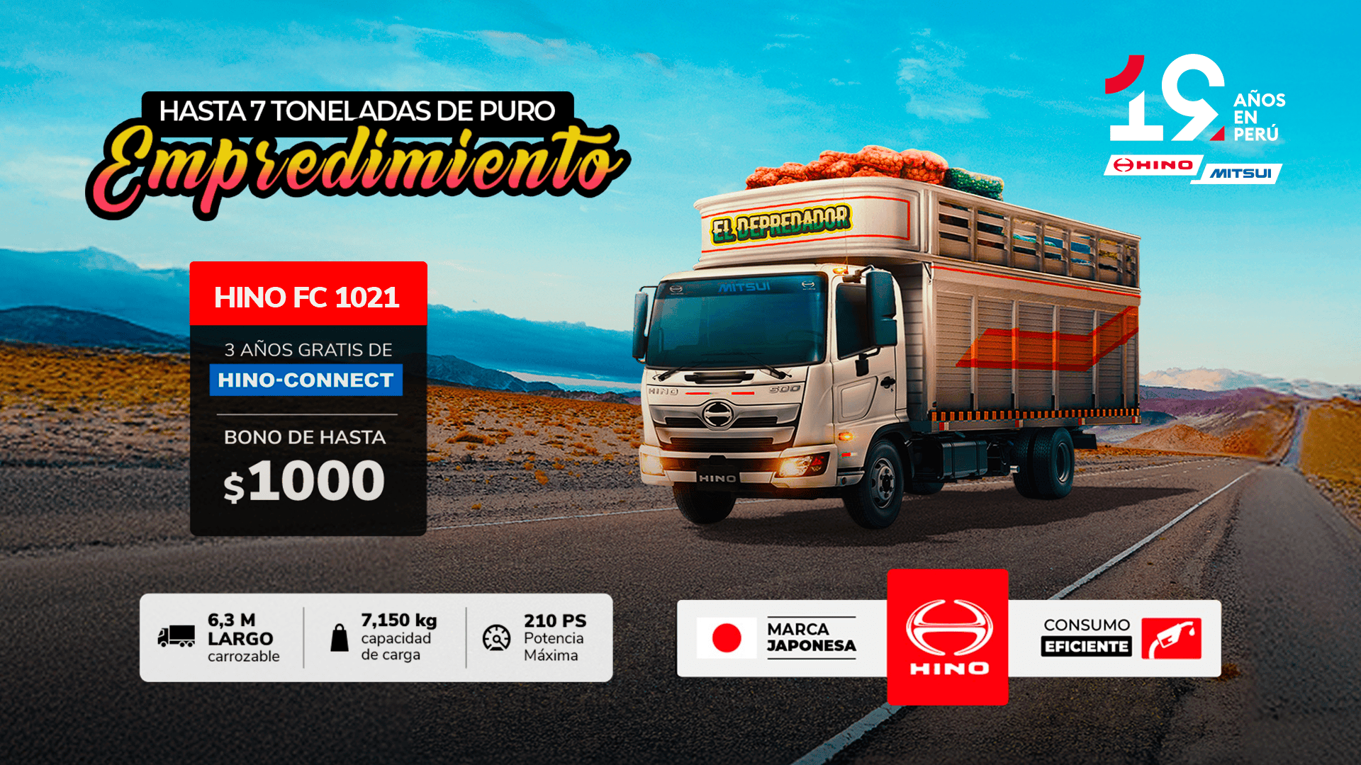 Camiones Hino Promociones (Banner)