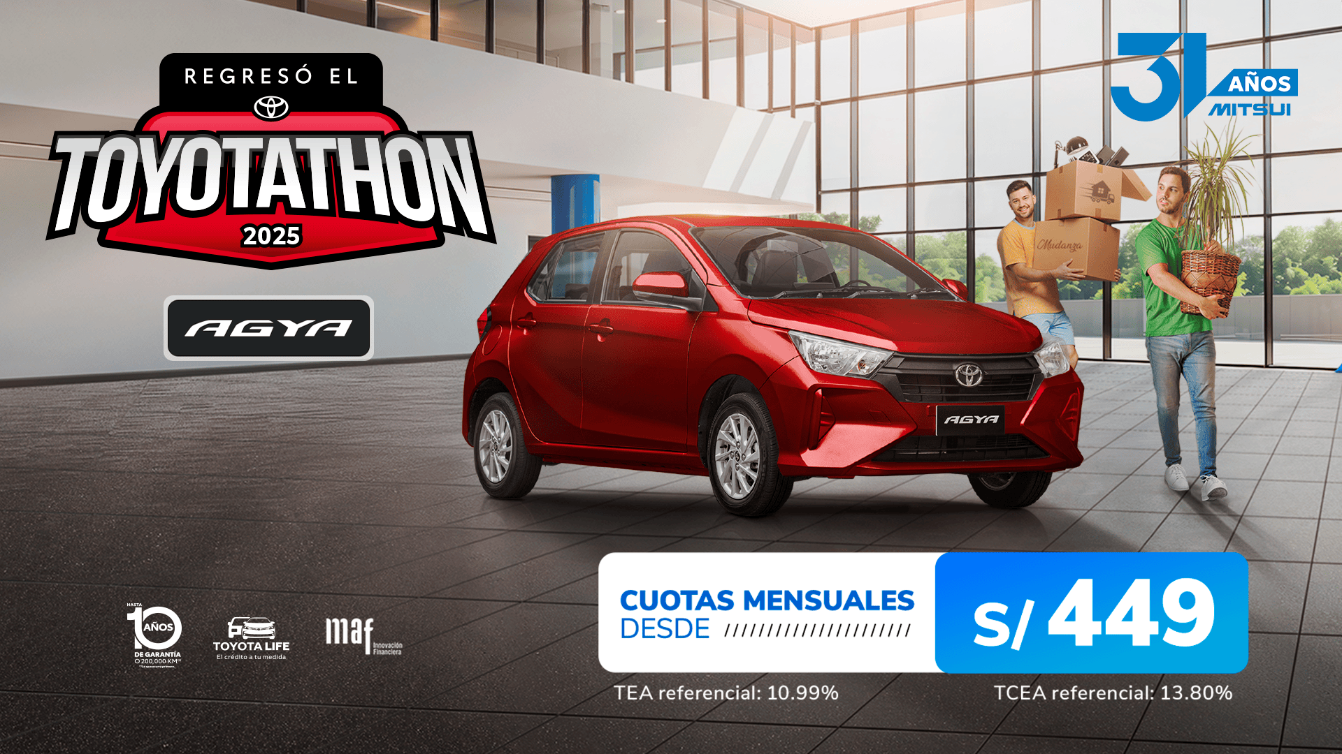 Promocion Inicio Toyota Octubre 2025 - Agya