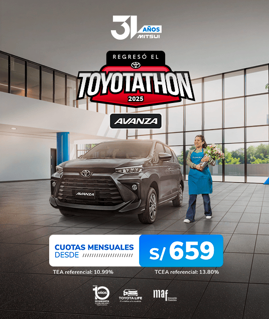 Promocion Inicio Toyota Octubre 2025 - Avanza