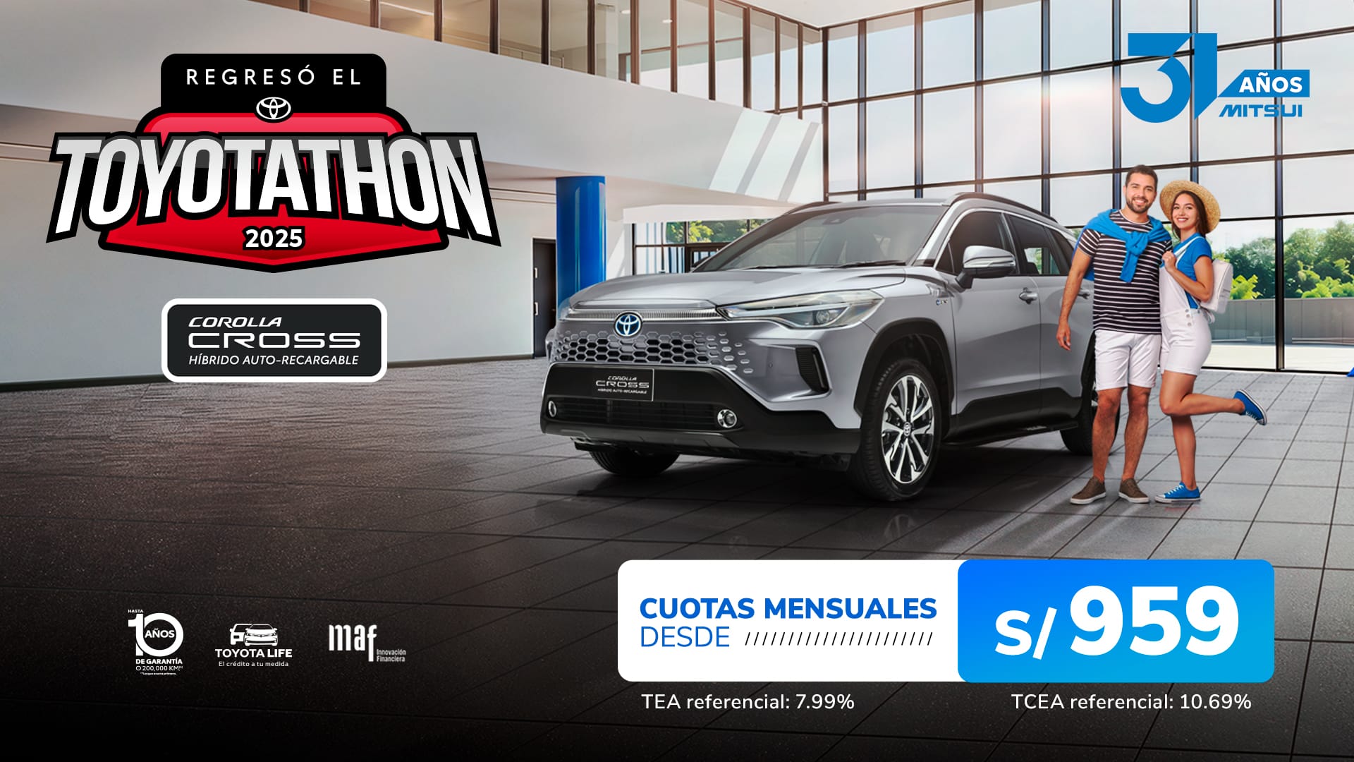 Promocion Inicio Toyota Octubre 2025 - Corolla Cross HV
