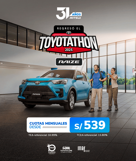 Promocion Inicio Toyota Octubre 2025 - Raize