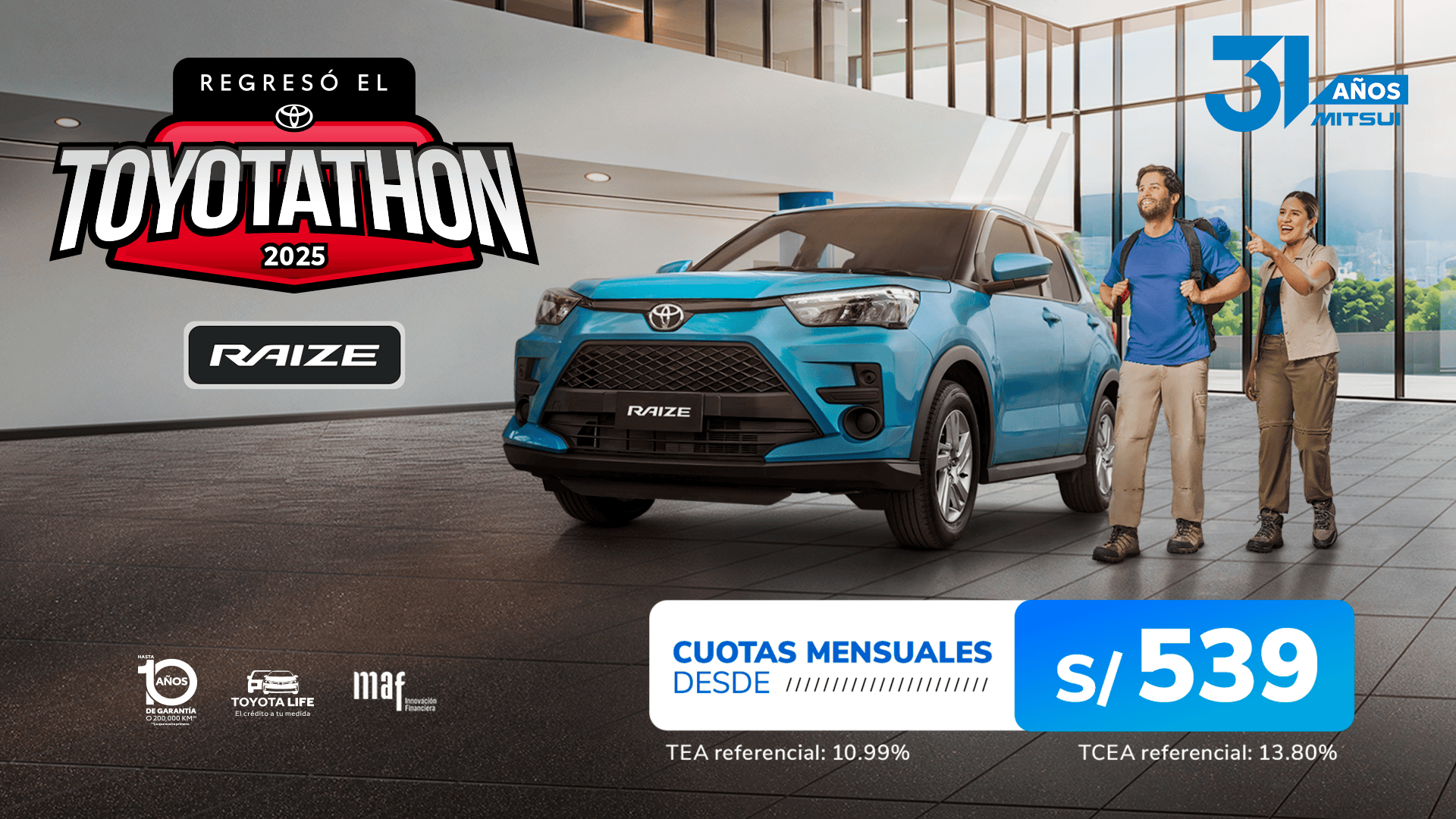 Promocion Inicio Toyota Octubre 2025 - Raize