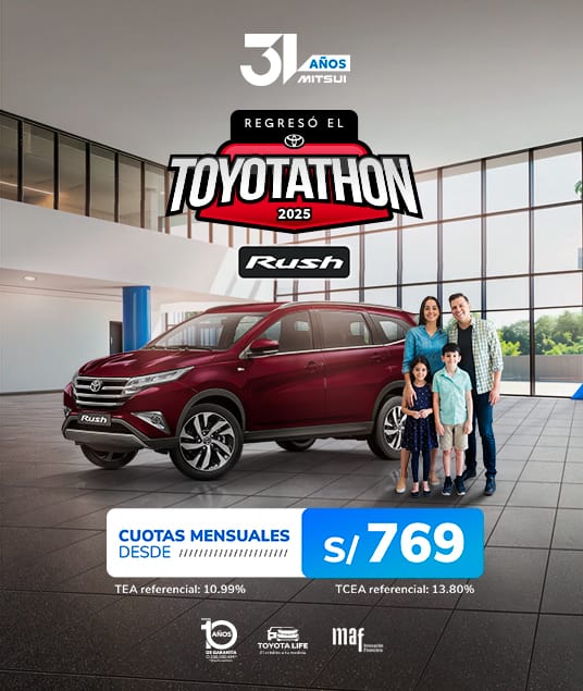 Promocion Inicio Toyota Octubre 2025 - Rush
