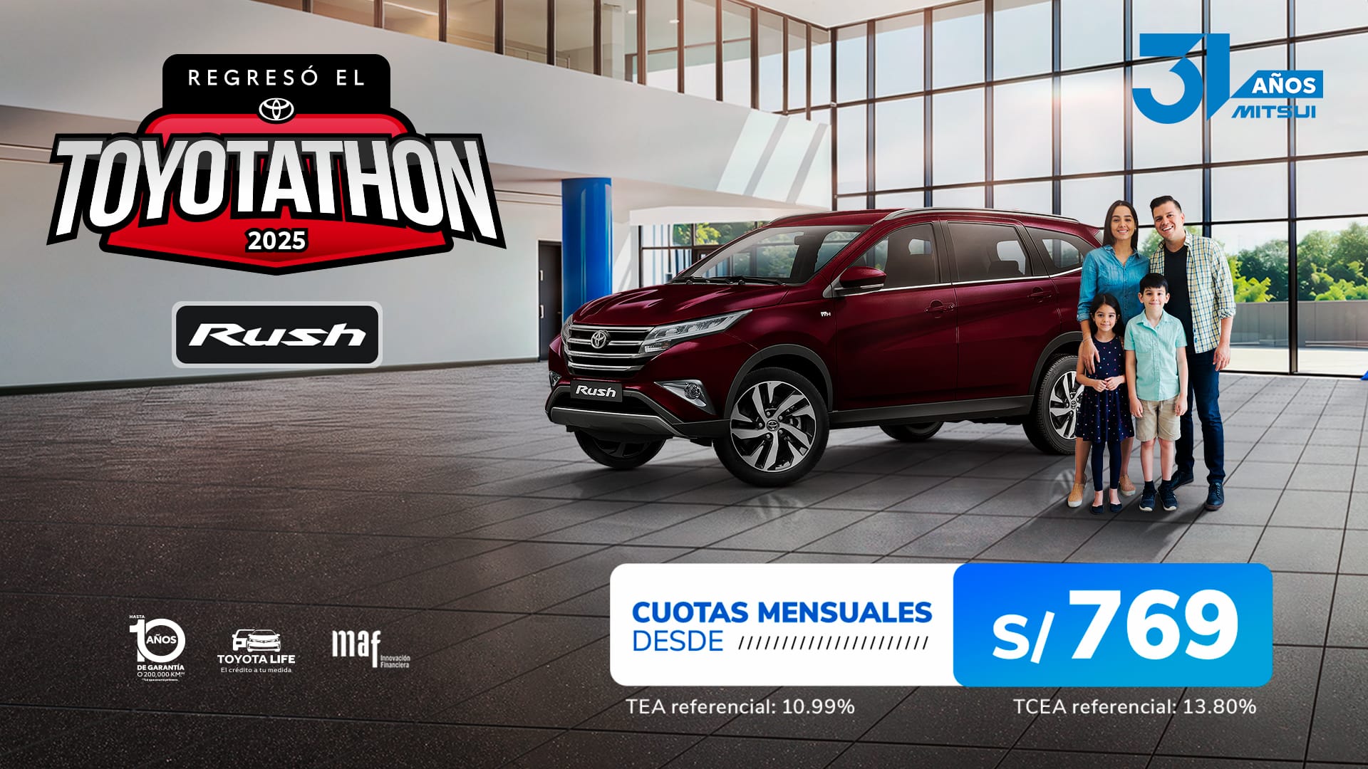 Promocion Inicio Toyota Octubre 2025 - Rush