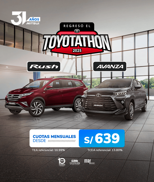 Promocion Inicio Toyota Noviembre 2025 - SUV