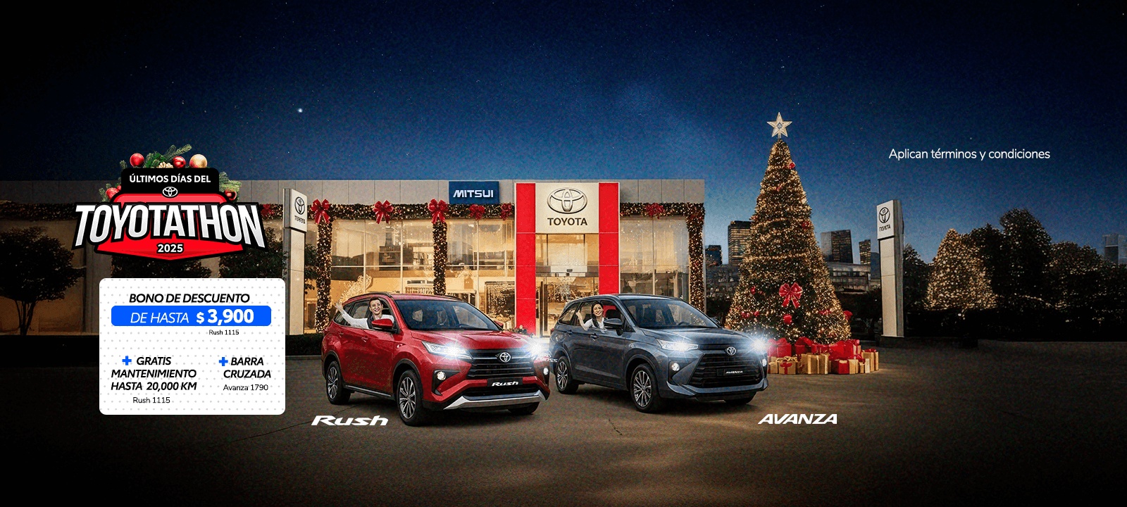 Promocion Toyota Diciembre 2025 - Avanza - Rush