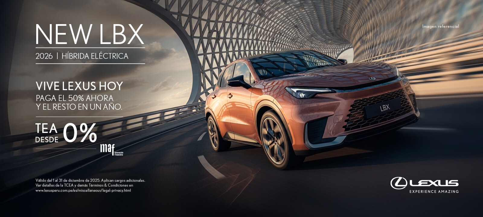 Promoción Lexus Diciembre 2025 - New LBX