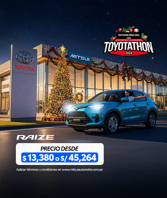 Promocion Toyota Diciembre 2025 - Raize