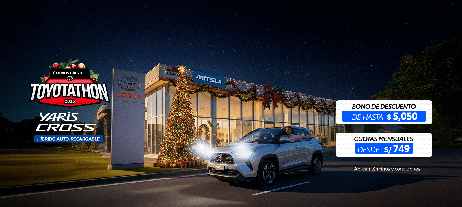 Promocion Toyota Diciembre 2025 - Yaris Cross HV
