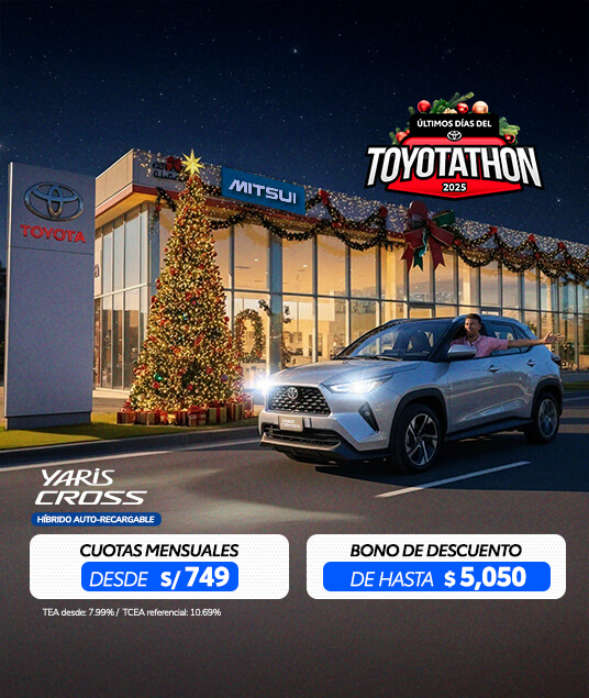 Promocion Toyota Diciembre 2025 - Yaris Cross HV