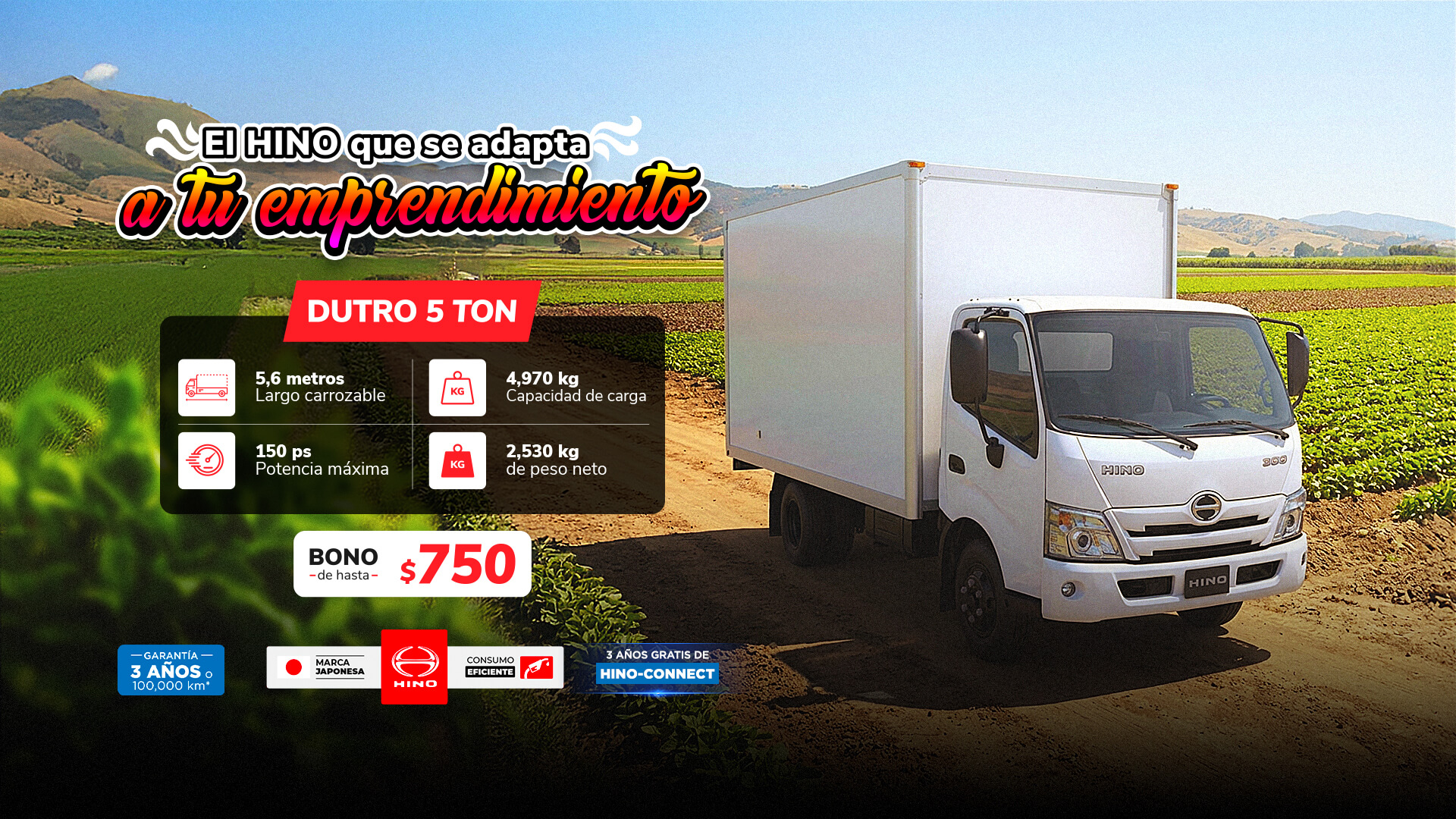 Camiones Hino Promociones (Banner)