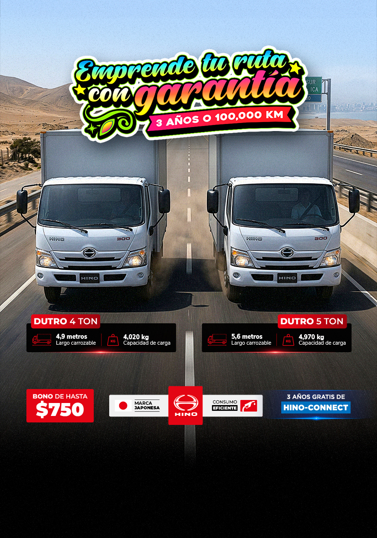 Camiones Hino Promociones (Banner)
