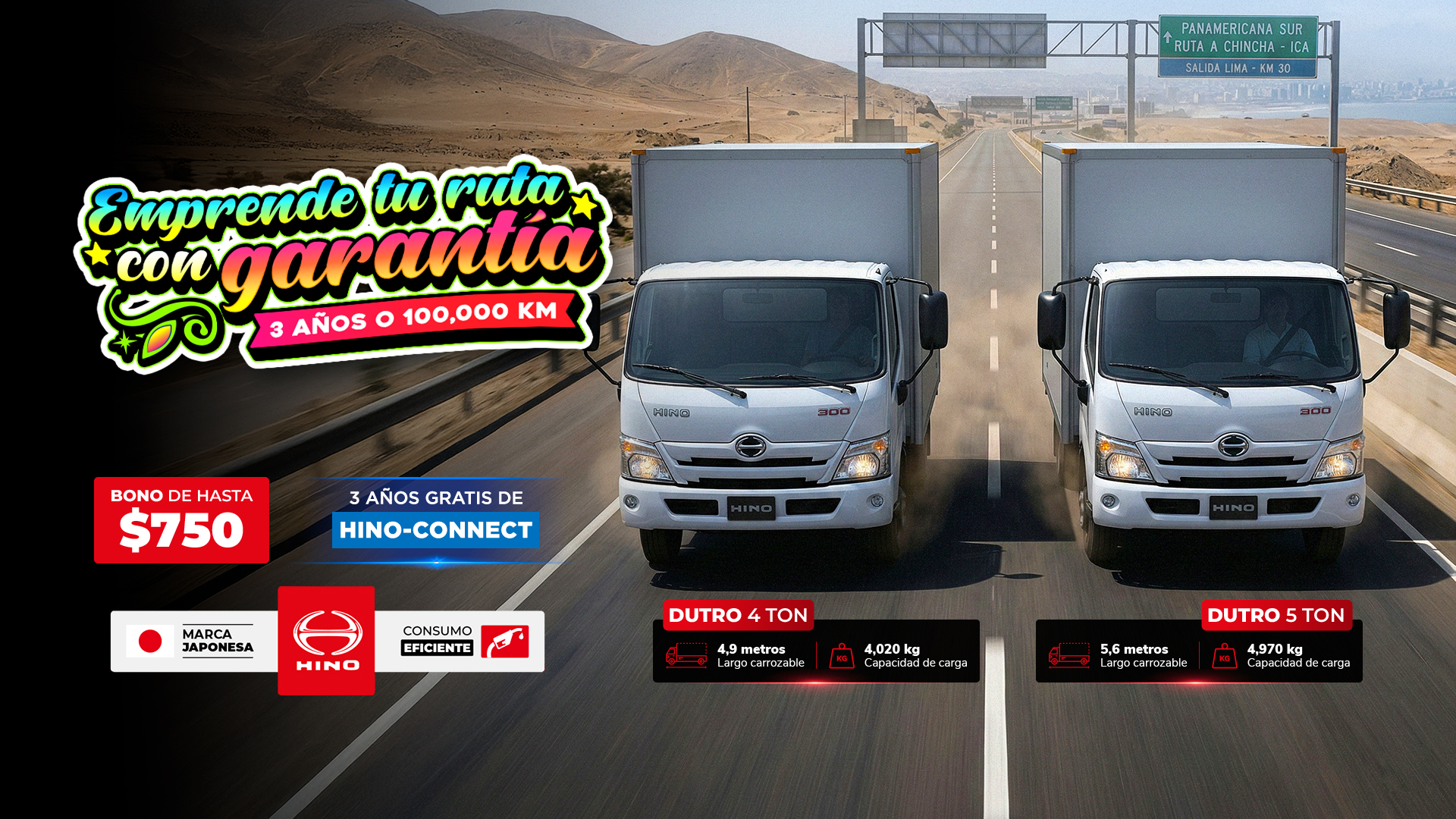 Promocion Hino Febrero 2026 - 5Ton