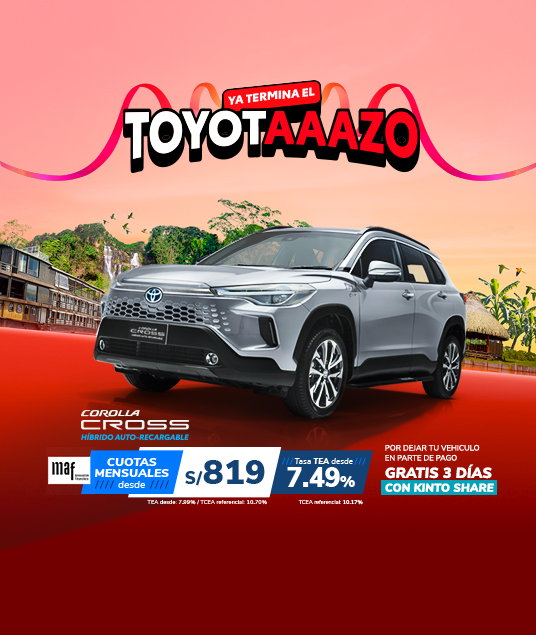 Promoción Inicio Toyota Marzo 2026 - Corolla Cross
