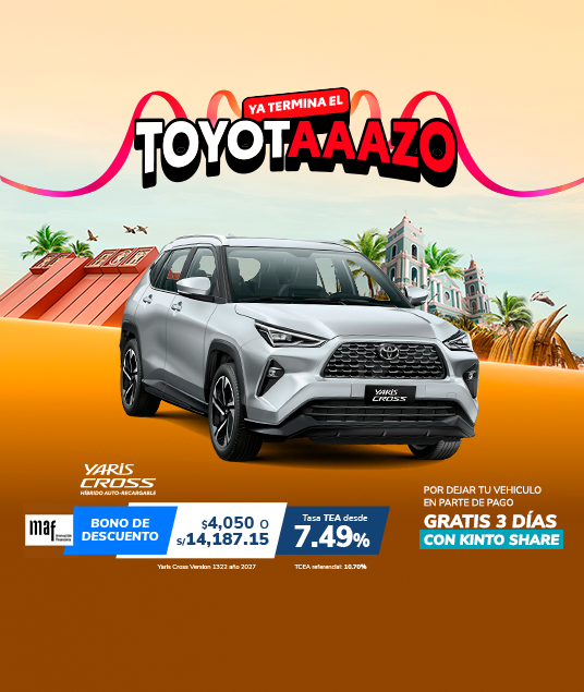 Promoción Inicio Toyota Marzo 2026 - Yaris Cross