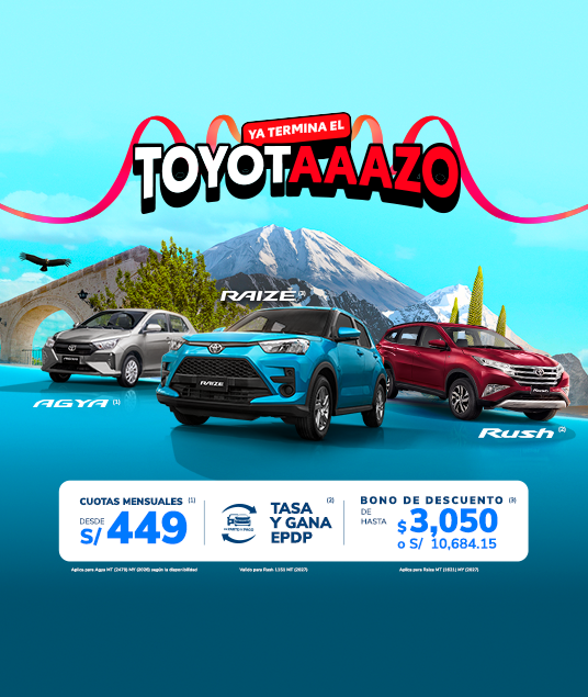Vehículos Toyota en Promoción