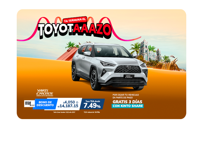 Yaris Cross Promoción