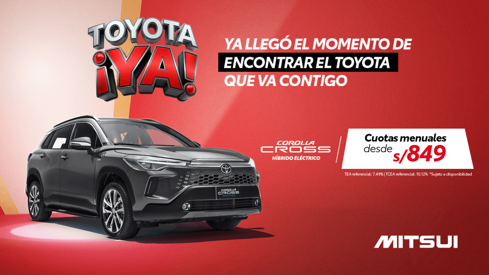 Promoción Inicio Toyota Abril 2026 - Corolla Cross