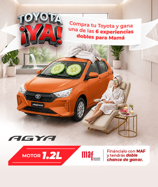 Promoción Toyota Mayo 2026 - Agya