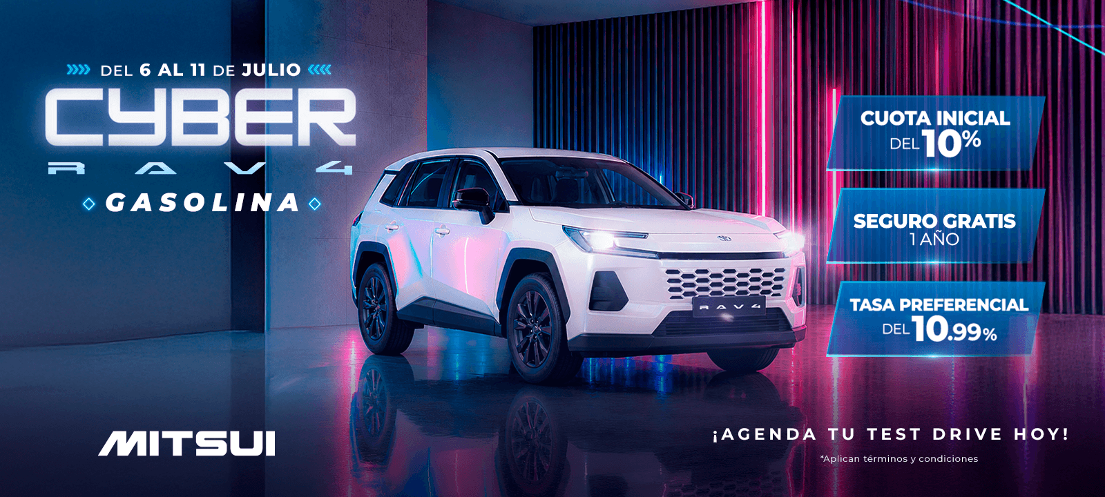 Promoción Inicio Toyota Julio 2026 - RAV4