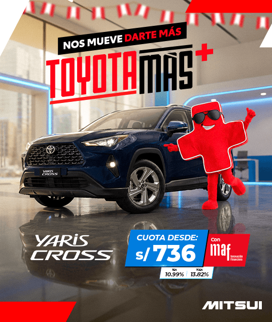 Promoción Inicio Toyota Julio 2026 - Yaris Cross