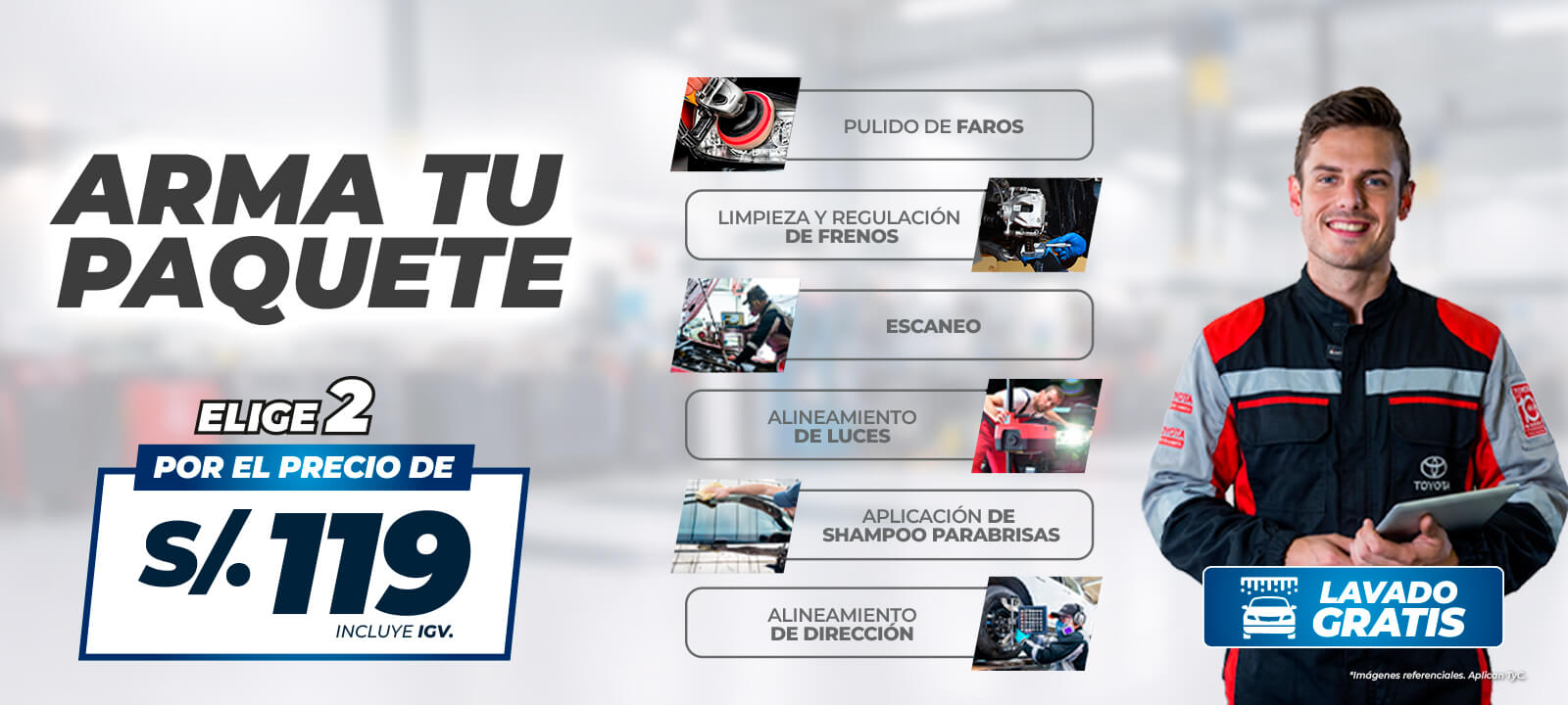 Promoción Post Venta Agosto 2026 - Arma tu paquete