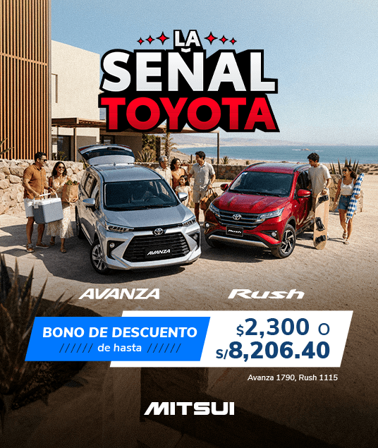 Promoción Inicio Toyota Septiembre 2026 - Avanza - Rush