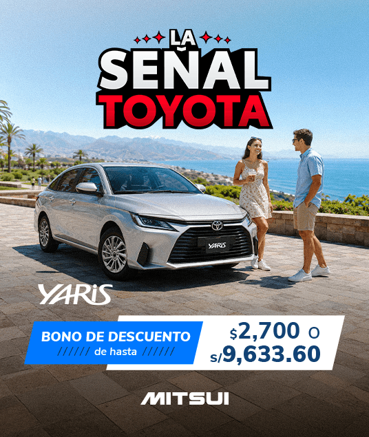 Promoción Inicio Toyota Septiembre 2026 - Yaris Sedán