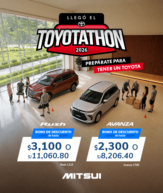 Promoción Inicio Toyota Octubre 2026 - Avanza - Rush